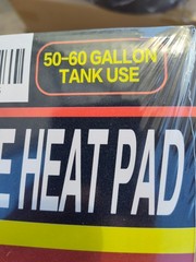 IPOWER Reptile Heat Pad for 50-60 Gallon Tank Use – 4 to 24 Watts