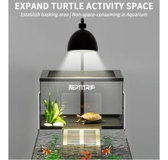 Turtle Basking Platform & Dock – Stainless Steel Turtle Ramp, Non-Slip Surface –