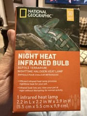 National Geographic Night Heat Infrared Bulb Reptile Terrarium 50 Watt Heat Lamp