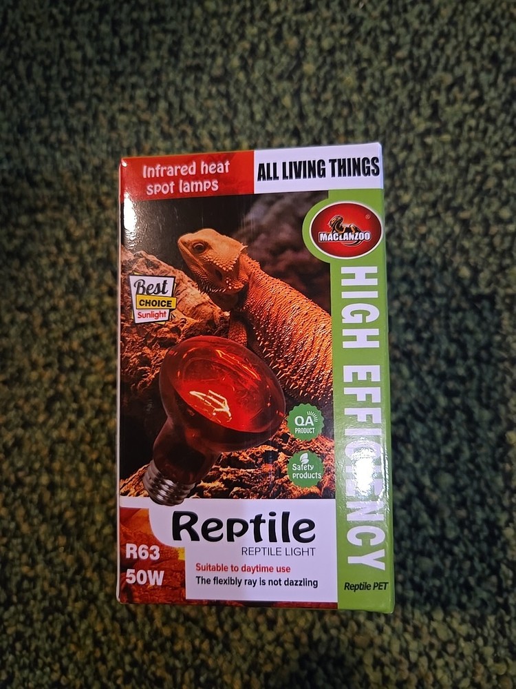 MCLANZOO 50w Reptile Heat Lamp Bulb