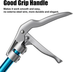 60″ Professional All-Aluminum Alloy Snake Tong Reptile Grabber Tool with Lock