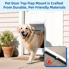 Pet Door Flap Bracket Replacement Compatible PetSafe Freedom Large Dog Cat Door