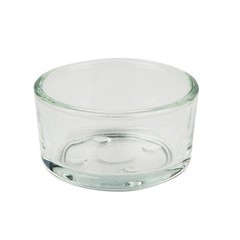 4Pcs Pet Reptile Feeder Glass Bowls Durable Transparent Food Water Cup