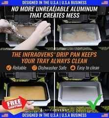 INFRAOVENS Drip Pan Woodfire Pro XL ProConnect XL