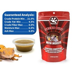 Pangea Fruit Mix with Insects Crested Gecko 8 Ounce (Pack of 1), KN99411