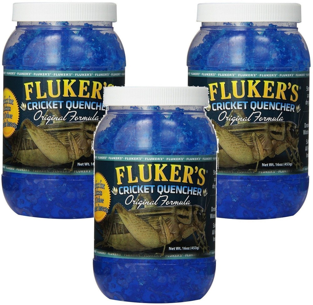 (3 Pack) Fluker’s 16-Ounce Cricket Quencher Original Formula