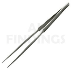 Pair 10″ Fish Tank Long Aquatic Water Plant Aquarium Straight Bent Tweezer 250mm