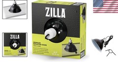 Zilla 8.5 Inch Reptile Heat Lamp Reflector Dome – 150W Ceramic Socket