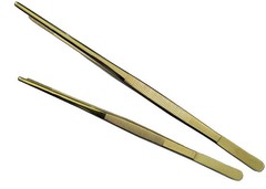 8″ (20cm) Premium Gold Tweezers Bearded Dragon Crested Gecko Reptile Lizard S…