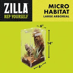 Large Micro Habitat Terrarium with Locking Latch – Perfect for Isopods & Spiders
