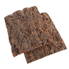2Pcs Natural Texture Cork Background for Gecko Chameleon Reptile Enclosure