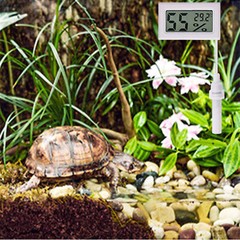 Digital LCD Indoor Reptile Temperature Sensor Humidity Meter Hygrometer Gauge