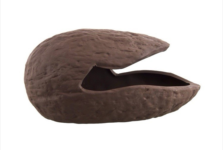 Reptile Treasures Ceramic Egg Hide Medium Size Brown Color Realistic Look New