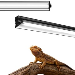 UVB Light for Reptiles, 12 Inch T5 10.0 UVB Reptile Light Fixture 8W, High Ou…