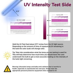 | UV & UVC Test Card & UV Intensity Test Card | 3-in-1 UV Test Card | UVA & U…