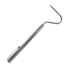 Retractable Stainless Steel Snake Hook Tool 68 cm For Reptile Handling