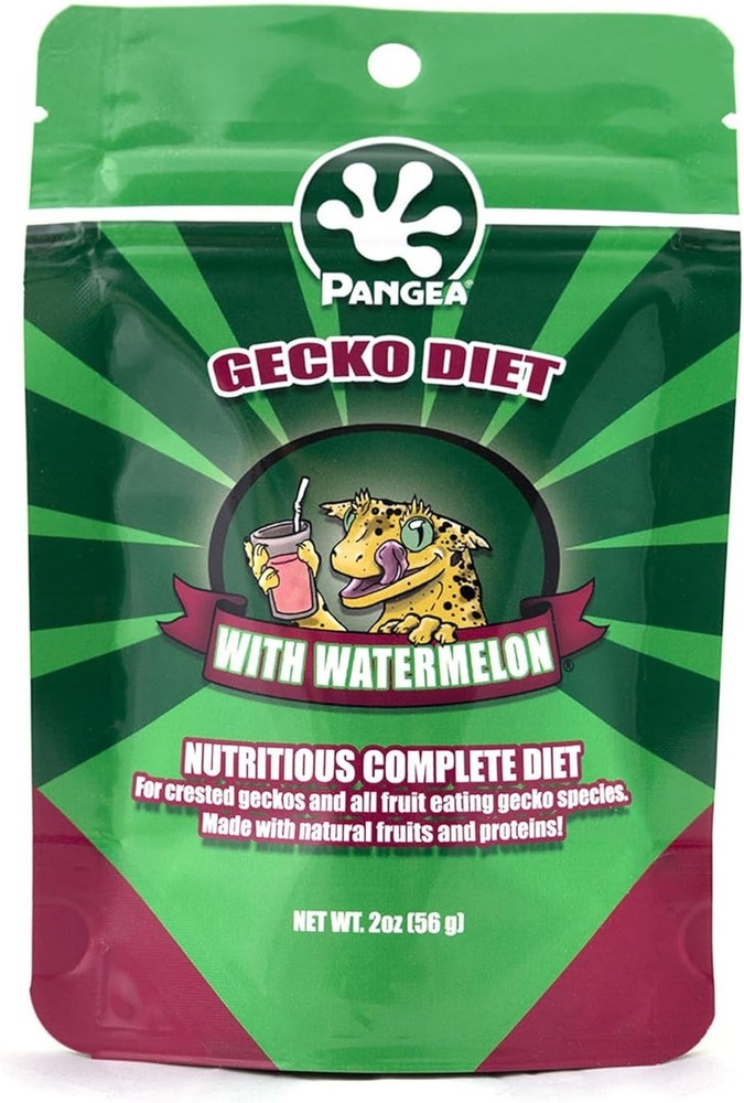 Pangea Gecko Diet with Watermelon, Complete Nutritious Diet, Powder 2 oz
