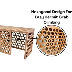Hermit Crab Climbing Toy Stand | Hermit Crab Tank Decor Hide | Habitat Decora…
