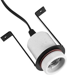 Reptile Ceramic Heat Lamp Holder Pet Heater Bracket for Heat (Bulb Not Included)