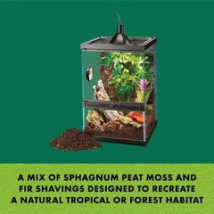 (3 pack) Pet Reptile Terrarium Substrate Bedding, Jungle Mix, for Frogs