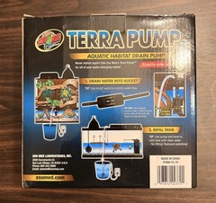 Zoo Med Terra Pump Side Mounting Habitat Drain Pump Powerful