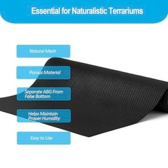 2Pcs 36″x18″ Reptile Terrarium Barriers, Bioactive Substrate, Tank Accessories f