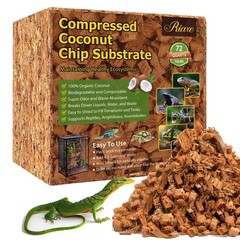 10LB Coconut Chip Substrate for Reptiles, 72 Quart Coconut Fiber Substrate Co