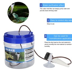 Reptile Water Dripper Kit Plants Irrigation Devices Reptile Humidifier Watering