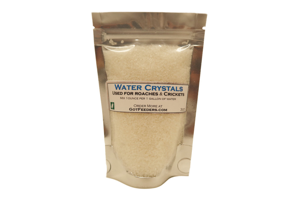 Water Crystals for Dubia Roaches, Crickets & Mealworms – Bug Safe
