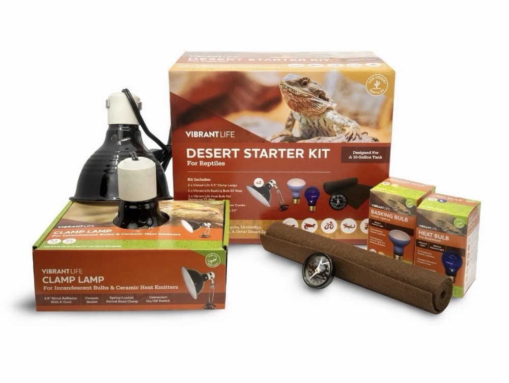 Vibrant Life Starter Kit for Desert Reptiles – New Sealed Pkg