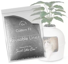 Reusable Litter Box Liners by , 3-Pack – Easy to Clean, Non-Slip Litter Liner…