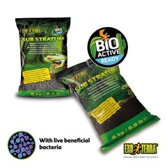 Exo Terra Sub Stratum, Bioactive Volcanic Substrate for Reptile Terrariums, Elim