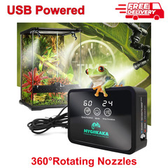 Reptile Humidifier Mister Fogger for Terrarium Automatic Timer Spray Mist Fogger