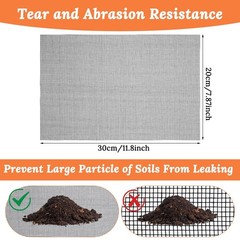 10pcs Plant Mesh,11.8×7.8 Inch Reusable Mesh for Plants,Terrarium Mesh for Dr…