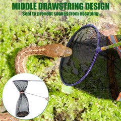57″ Aluminum Collapsible Snake Hook Reptile Grabber Rattle Snake Catcher Stick