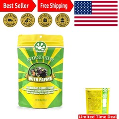 Veterinary-Approved Gecko Diet with Papaya – High Protein for Growth, 8 oz