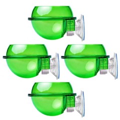 4 Pcs Reptile Feeding Basin Feeder Bowl Gecko Water Dish for Reptiles