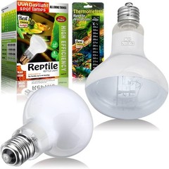 Reptile Heat Lamp 75W 2 Pack UVA Basking Light for Bearded Dragons & Turtles