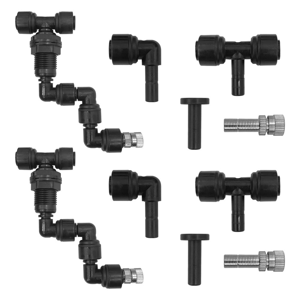 2 Pack Reptile Mister Nozzles, 1/4” Reptile Misting Nozzles, Adjustable Rept…