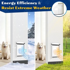 Pet Door Flap, Replacement Flap for Dog Doors and Cat Doors, Easy to Clean (L…