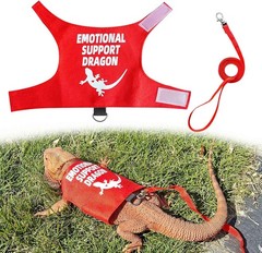 Romansk Bearded Dragon Harness and Leash Set – Escape Proof Adjustable Lizard…