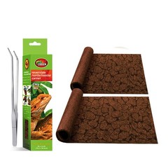 MCLANZOO 2PCS Reptile Carpet 20 Gallon, Pet Terrarium Liner, 30in*12in