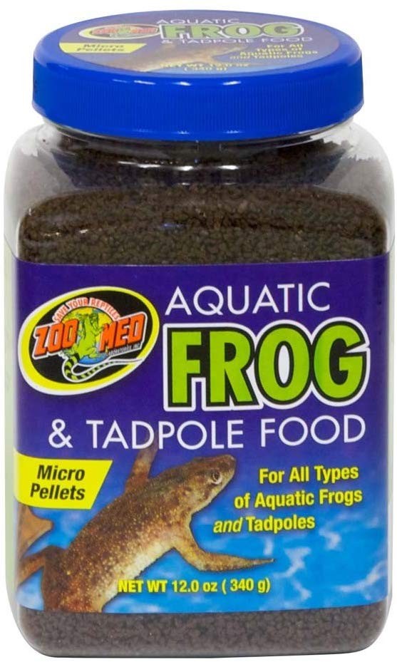 Zoo Med Aquatic Frogs and Tadpoles Healthy Food Micro Pellet 12 oz – 3 Pack
