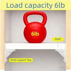 1/4 Inch Plastic Shelf Pegs, 20PCS Cabinet Shelf Supports & Clips, Furniture …