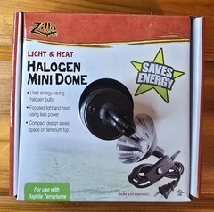 Zilla Halogen Mini Dome Terrarium Light & Heat Reptile Lamp Fixture No Bulb
