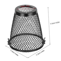 Reptile Anti-Scald Lampshade, Heat Lamp Mesh Cage Lampshade Cover for Turtles