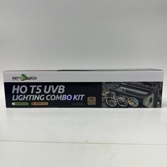 T5 HO UVB Lighting Combo Kit 24W Reptile Light Fixture with High Output Bulb 12”