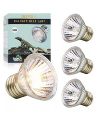 2) 4 Packs 50W UVA UVB Reptile Light Bulbs Heat Lamp Bulbs for Reptiles 8 Total