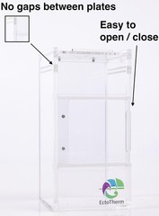EctoTherm Jumping Spider Enclosure – Complete Acrylic Small, Transparent