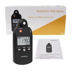 Quantum PAR Meter Full-Spectrum High Precision PPFD Tester for Photosynthetic…